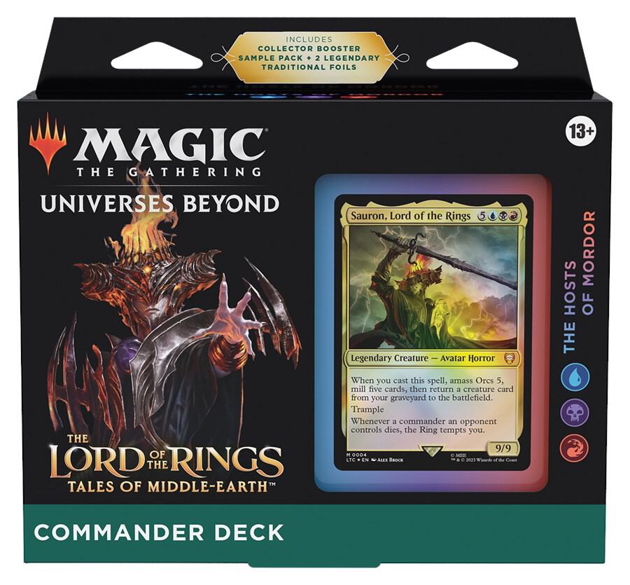 The Lord of the Rings: Tales of Middle-earth Commander Deck - The Hosts of Mordor (LTR)