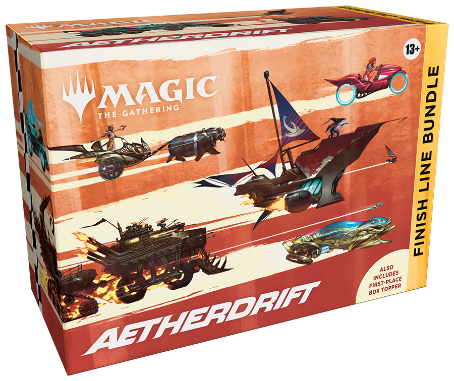 Magic: The Gathering - Aetherdrift - Finish Line Bundle, side view right