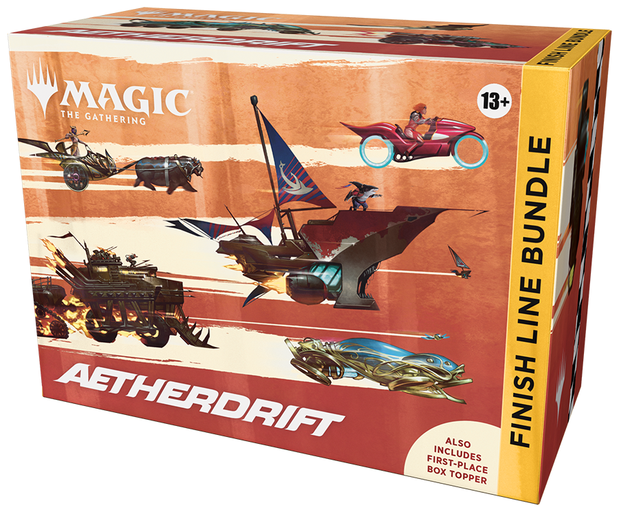 Magic: The Gathering - Aetherdrift - Finish Line Bundle, side view left