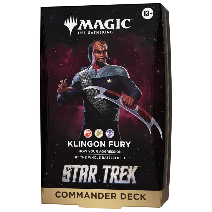 Magic: The Gathering - Star Trek - Commander Deck - Klingon Fury - Pre-Order Release Date: 13th of November 2026