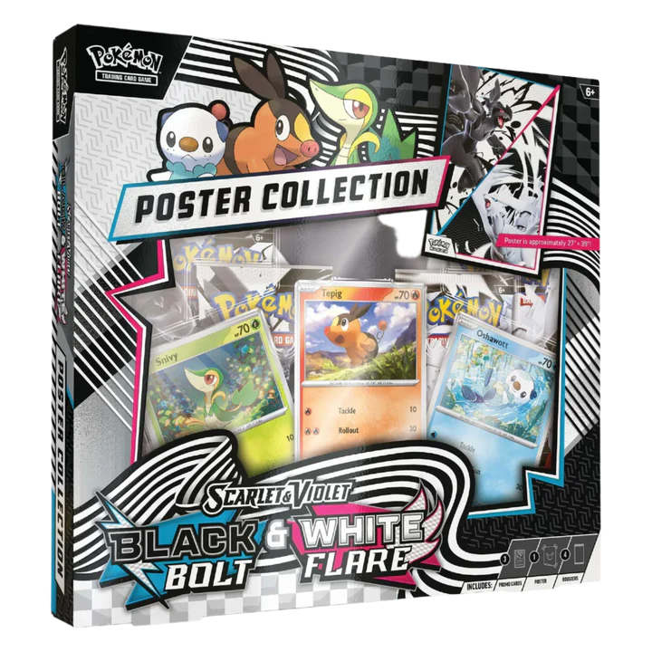 Pokemon TCG - Scarlet & Violet - Black Bolt & White Flare - Unova Poster Collection