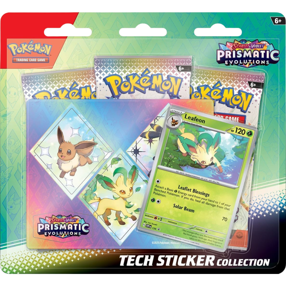 Pokemon TCG - Scarlet & Violet - Prismatic Evolutions - Tech Sticker Collection