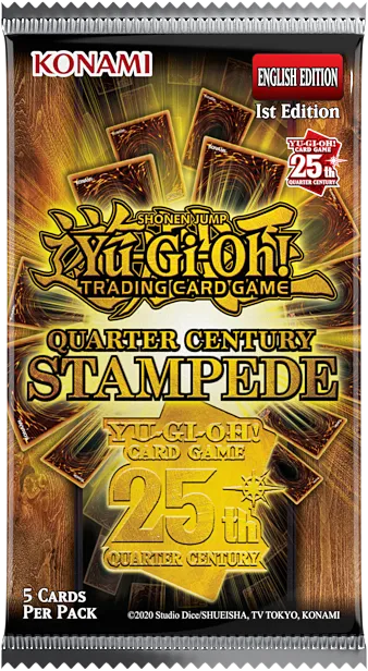 Yu-Gi-Oh! TCG - Quarter Century Stampede - 3-Pack Booster Tuckbox