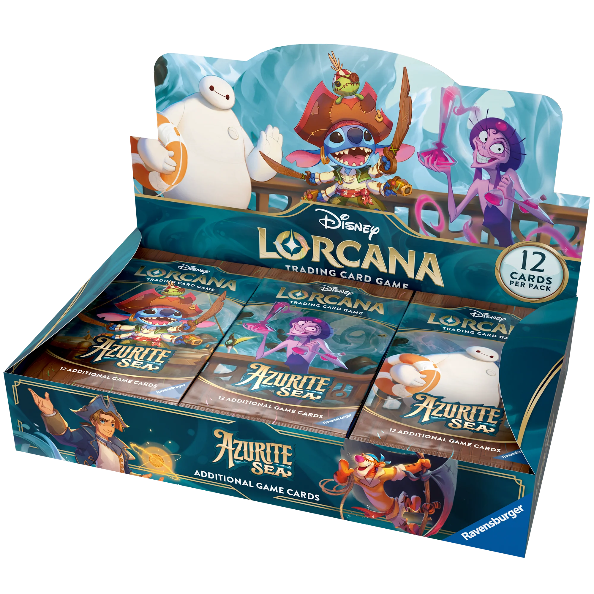 Disney - Lorcana TCG - Azurite Sea - Booster Box (24 Packs)