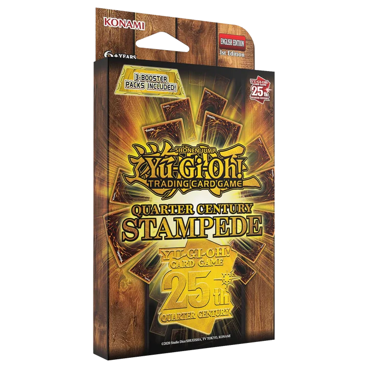 Yu-Gi-Oh! TCG - Quarter Century Stampede - 3-Pack Booster Tuckbox