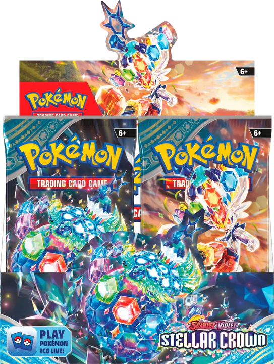 Pokemon TCG - Scarlet & Violet - Stellar Crown - Booster Box (36 Packs)