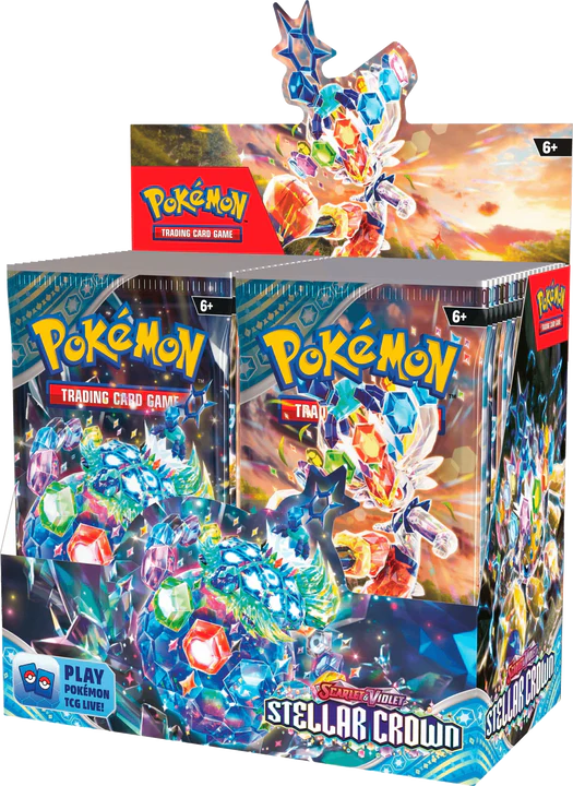 Pokemon TCG - Scarlet & Violet - Stellar Crown - Booster Box (36 Packs)