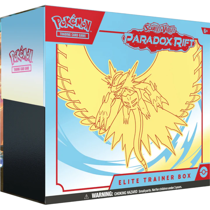 Pokemon TCG - Scarlet & Violet - Paradox Rift - Elite Trainer Box - Roaring Moon Packaging