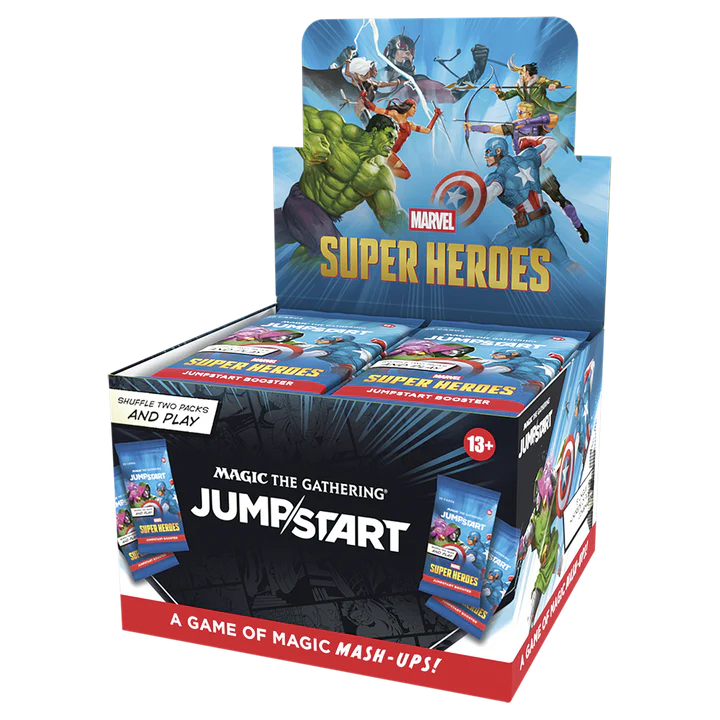 Magic: The Gathering - Universes Beyond - Marvel Super Heroes - Jumpstart Booster Box (24x Packs)