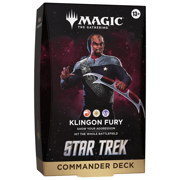 Magic: The Gathering - Star Trek - Commander Deck - Klingon Fury - Pre-Order Release Date: 13th of November 2026