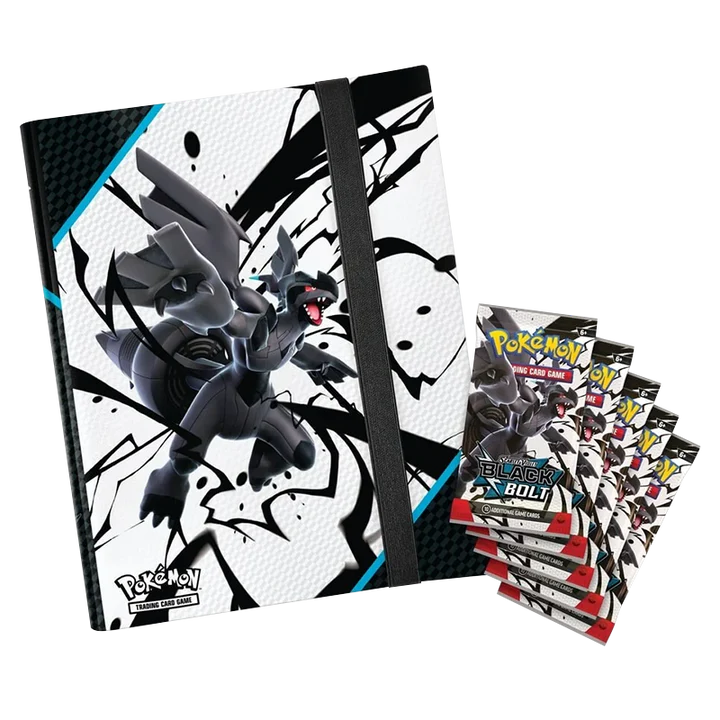 Pokemon TCG - Scarlet & Violet - Black Bolt - Binder Collection (Zekro Pokemon TCG - Scarlet & Violet - Black Bolt - Binder Collection (Zekro
