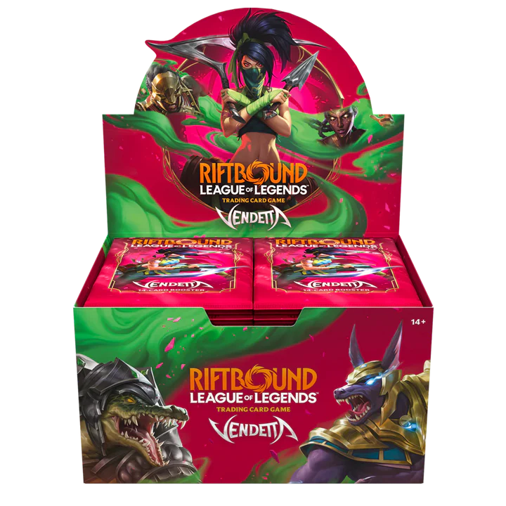Riftbound: League of Legends TCG - Vendetta - Booster Box (24 Packs) - Pre-Order - 31st of July 2026