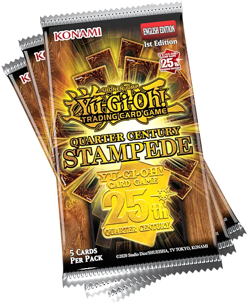 Yu-Gi-Oh! TCG - Quarter Century Stampede - 3-Pack Booster Tuckbox