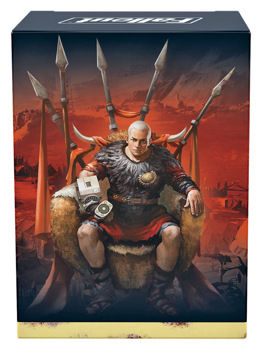 Hail, Caesar Fallout Commander Deck, included deck box featuring Caesar artwork