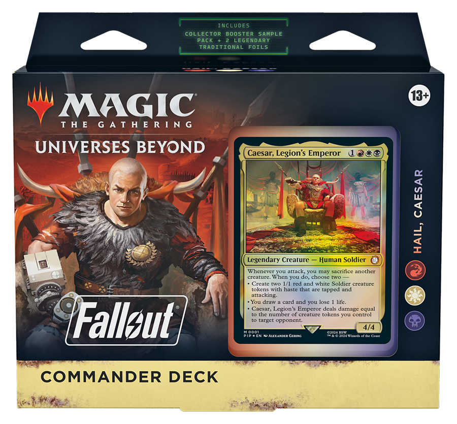 Hail, Caesar Fallout Commander Deck for Magic: The Gathering - Front packaging view