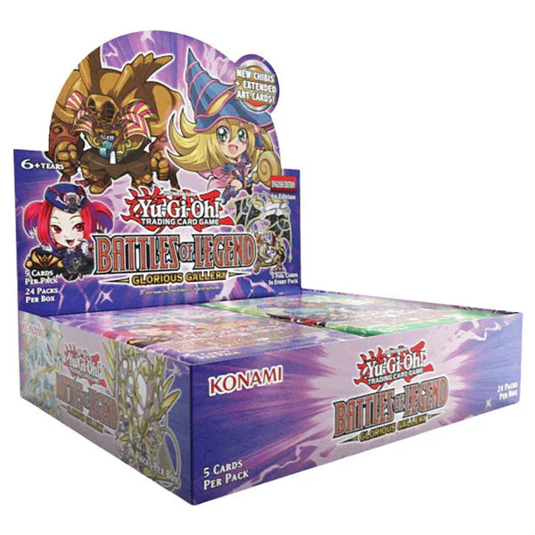 Yu-Gi-Oh! - Battles of Legend: Glorious Gallery - Booster Box (24x Packs) (1st Edition) - Pre-Order - 4th of June 2026